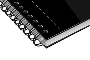 desktop, business, no person, isolated, technology, laptop, equipment, modern, office, education, computer, blank, close-up, display, data, spiral, internet, connection, steel, single