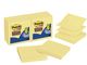 Post-it Super Sticky Z-Notes Pad, 76 x 76 mm, Canary Yellow? (package 12 each)